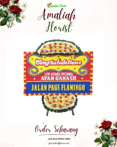 Bunga Papan Congratulation di Bayem